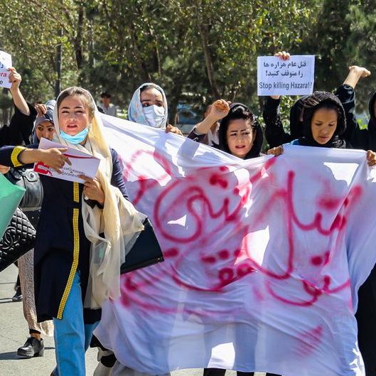 Kabul: Protest of Hazara Women Against Hazara Genocide 