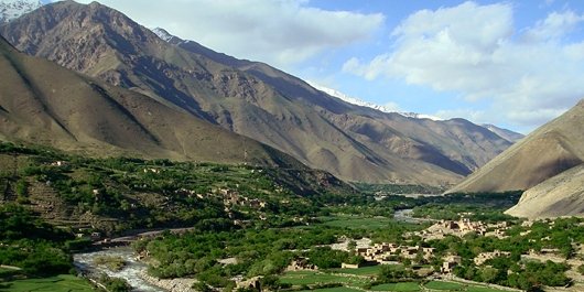 نمایی از دره پنجشیر