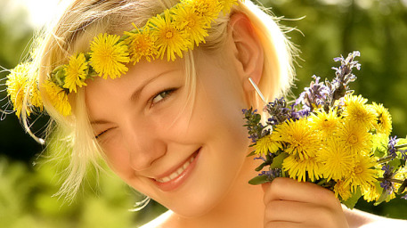 Girl Photo  (portrait, girl, female, woman, flowers)